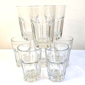 Set of 8 Anchor Hocking "New Orleans" Glasses
